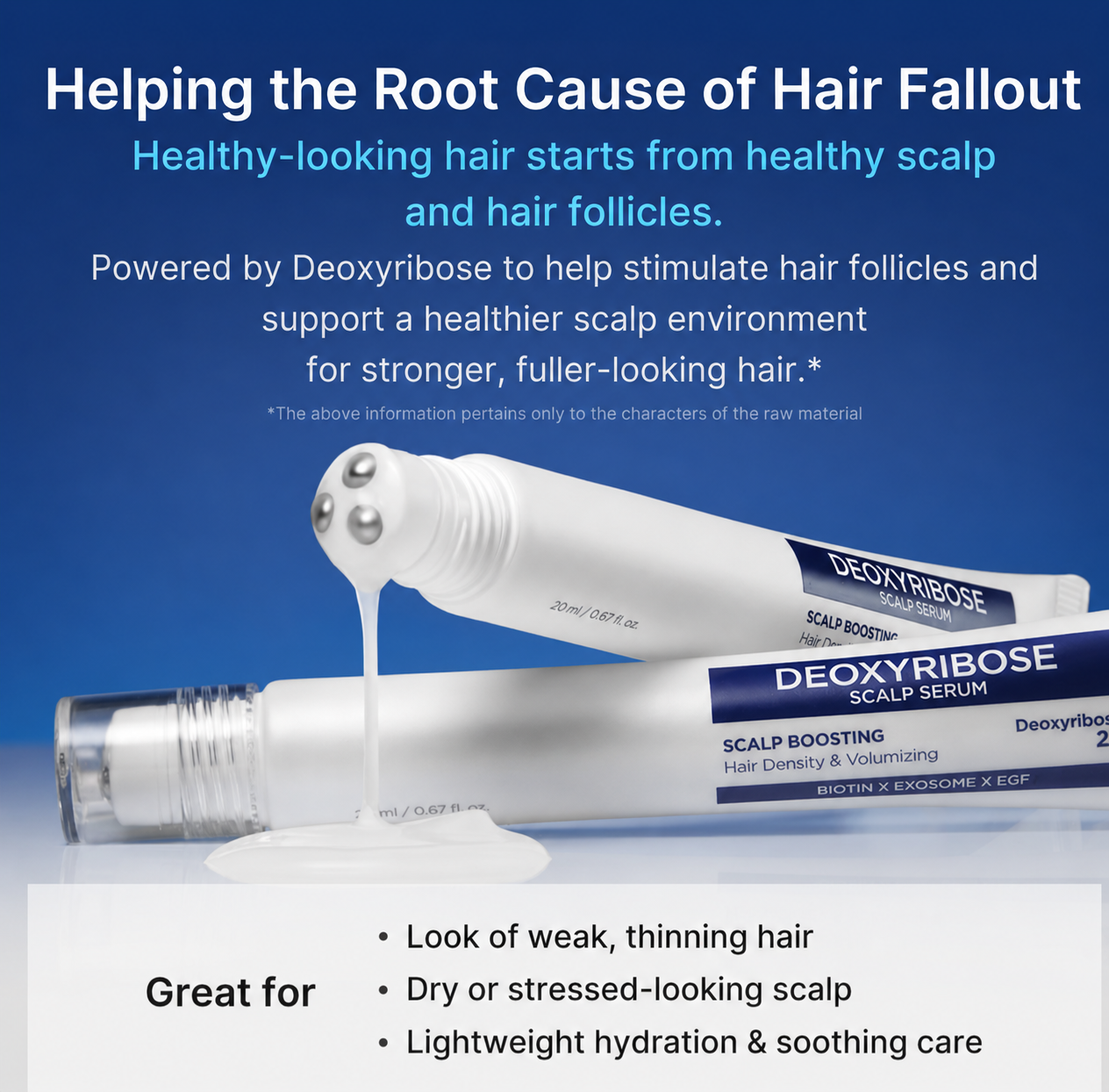 Deoxyribose Scalp Serum